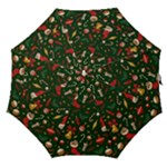 Texture, Pattern, Red, Craciun, Christmas, Hat, Santa, Green Straight Umbrellas