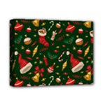 Texture, Pattern, Red, Craciun, Christmas, Hat, Santa, Green Deluxe Canvas 14  x 11  (Stretched)