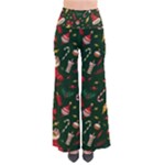 Texture, Pattern, Red, Craciun, Christmas, Hat, Santa, Green So Vintage Palazzo Pants