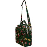 Texture, Pattern, Red, Craciun, Christmas, Hat, Santa, Green Crossbody Day Bag