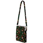 Texture, Pattern, Red, Craciun, Christmas, Hat, Santa, Green Multi Function Travel Bag