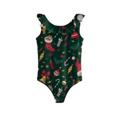 Kids  Frill Swimsuit 