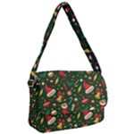 Texture, Pattern, Red, Craciun, Christmas, Hat, Santa, Green Courier Bag