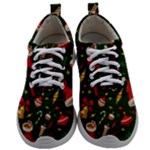 Texture, Pattern, Red, Craciun, Christmas, Hat, Santa, Green Mens Athletic Shoes