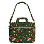 Texture, Pattern, Red, Craciun, Christmas, Hat, Santa, Green MacBook Pro 13  Shoulder Laptop Bag 