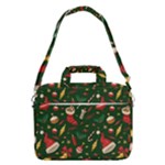 Texture, Pattern, Red, Craciun, Christmas, Hat, Santa, Green MacBook Pro 15  Shoulder Laptop Bag