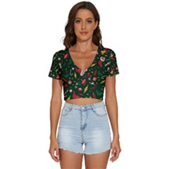 V-Neck Crop Top 