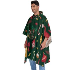 Men s Hooded Rain Ponchos 