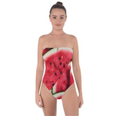 Tie Back One Piece Swimsuit 