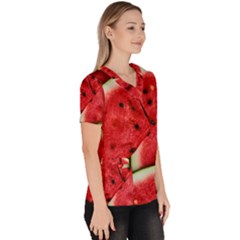 Women s V-Neck Scrub Top 