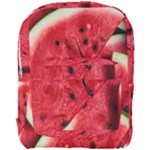 Watermelon, Fruit, Green, Red Full Print Backpack