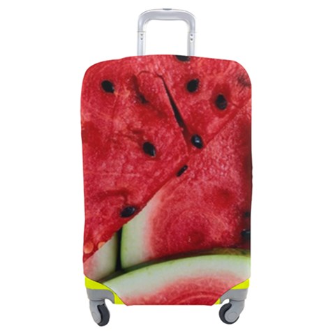 Watermelon, Fruit, Green, Red Luggage Cover (Medium) from ArtsNow.com