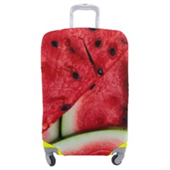 Watermelon, Fruit, Green, Red Luggage Cover (Medium) from ArtsNow.com