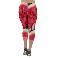 Lightweight Velour Capri Leggings  