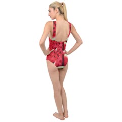 Cross Front Low Back Swimsuit 