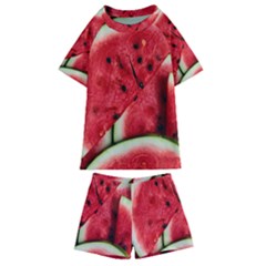 Kids  Swim T-Shirt and Shorts Set 