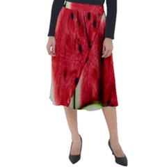 Classic Velour Midi Skirt  