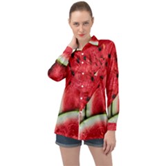 Long Sleeve Satin Shirt 