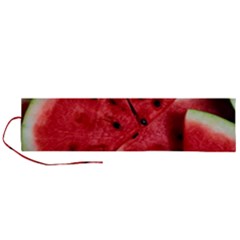 Watermelon, Fruit, Green, Red Roll Up Canvas Pencil Holder (L) from ArtsNow.com