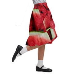 Kids  Ruffle Flared Wrap Midi Skirt 