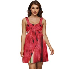 Ruffle Strap Babydoll Chiffon Dress 