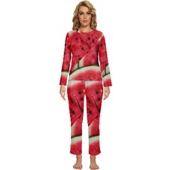 Womens  Long Sleeve Lightweight Pajamas Set 