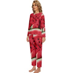 Womens  Long Sleeve Lightweight Pajamas Set 