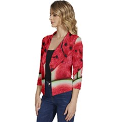 Women s Casual 3/4 Sleeve Spring Jacket 