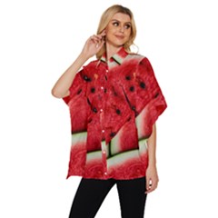 Women s Batwing Button Up Shirt 