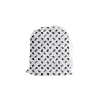 Fly Phot Motif Seamless Black And White Pattern Drawstring Pouch (Small)