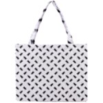 Fly Phot Motif Seamless Black And White Pattern Mini Tote Bag