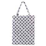 Fly Phot Motif Seamless Black And White Pattern Classic Tote Bag