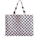 Fly Phot Motif Seamless Black And White Pattern Zipper Mini Tote Bag