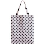 Fly Phot Motif Seamless Black And White Pattern Zipper Classic Tote Bag