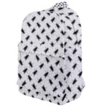 Fly Phot Motif Seamless Black And White Pattern Classic Backpack