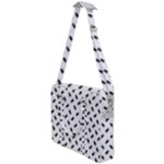 Fly Phot Motif Seamless Black And White Pattern Cross Body Office Bag