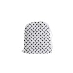 Fly Phot Motif Seamless Black And White Pattern Drawstring Pouch (XS)