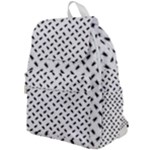 Fly Phot Motif Seamless Black And White Pattern Top Flap Backpack