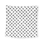 Fly Phot Motif Seamless Black And White Pattern Square Tapestry (Small)