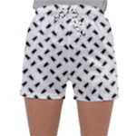 Fly Phot Motif Seamless Black And White Pattern Sleepwear Shorts