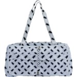 Fly Phot Motif Seamless Black And White Pattern Multi Function Bag