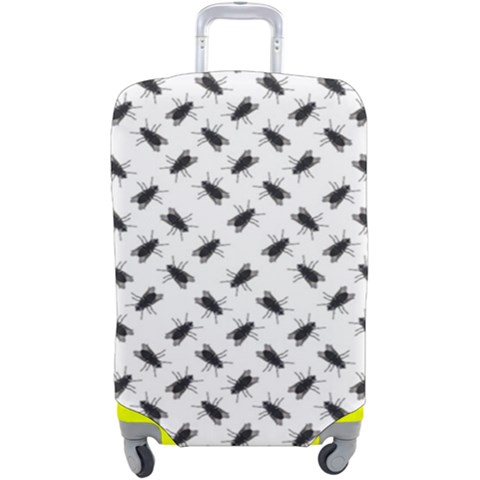 Fly Phot Motif Seamless Black And White Pattern Luggage Cover (Large) from ArtsNow.com