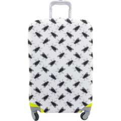 Fly Phot Motif Seamless Black And White Pattern Luggage Cover (Large) from ArtsNow.com