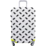 Fly Phot Motif Seamless Black And White Pattern Luggage Cover (Large)