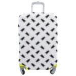 Fly Phot Motif Seamless Black And White Pattern Luggage Cover (Medium)