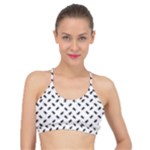 Fly Phot Motif Seamless Black And White Pattern Basic Training Sports Bra