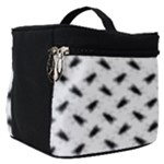 Fly Phot Motif Seamless Black And White Pattern Make Up Travel Bag (Small)