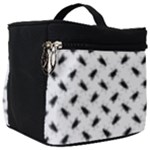 Fly Phot Motif Seamless Black And White Pattern Make Up Travel Bag (Big)