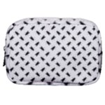 Fly Phot Motif Seamless Black And White Pattern Make Up Pouch (Small)