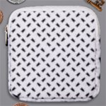 Fly Phot Motif Seamless Black And White Pattern Mini Square Pouch